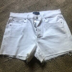 GAP White Jean Shorts Womens Size 12/31